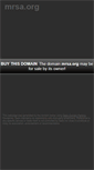 Mobile Screenshot of mrsa.org